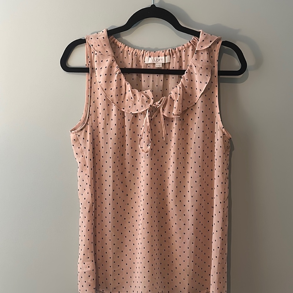 Women’s silk dress top.
